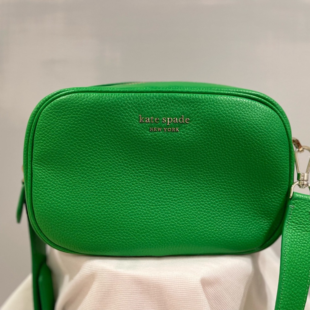 Kate Spade Astrid Crossbody Camera Bag In Kelly Green Gem